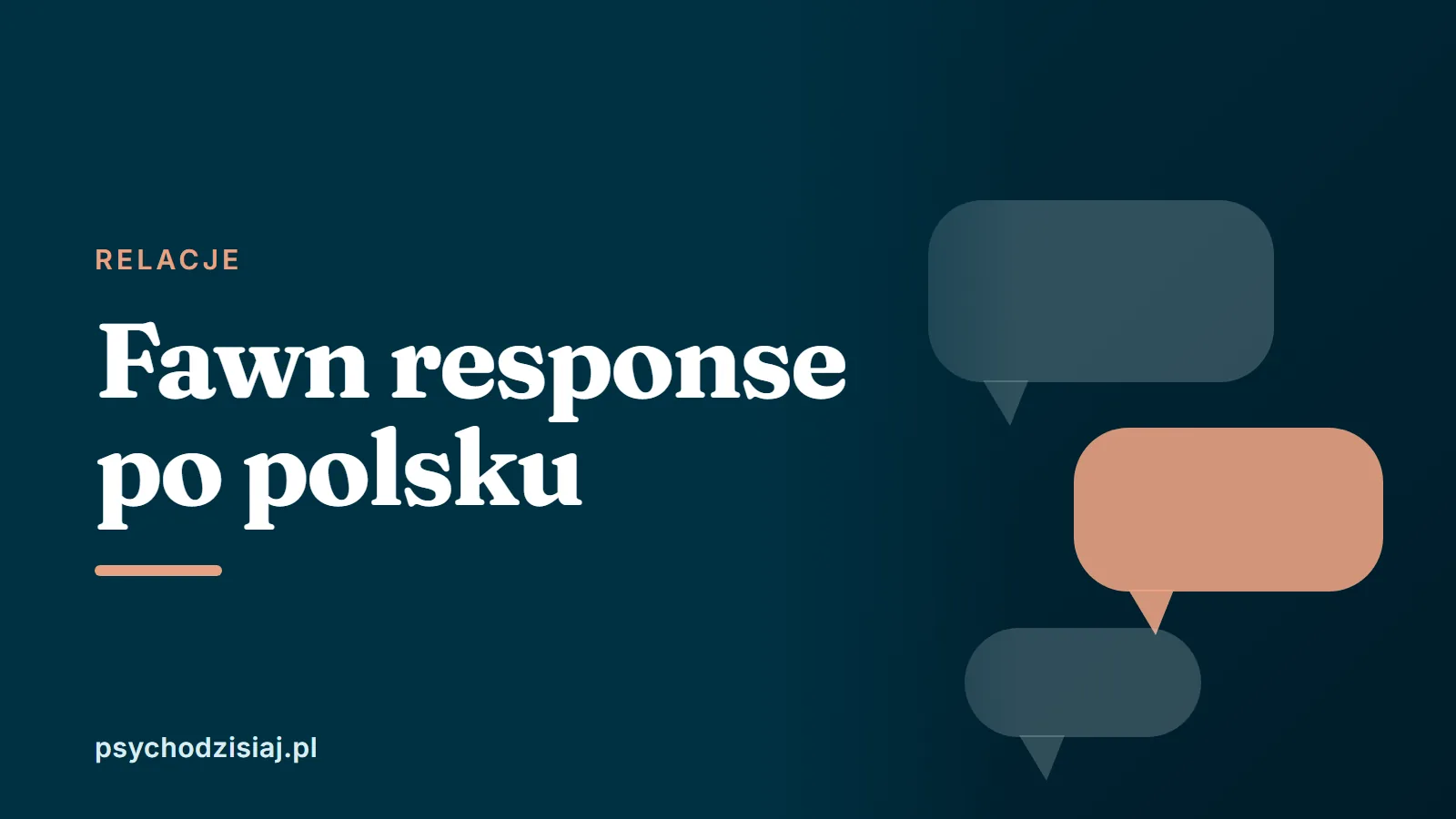Fawn response po polsku: reakcja przypodobania się